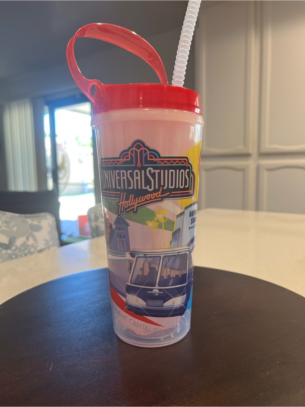 Coca Cola Red-Lidded Universal Studios Hollywood Souvenir Tumbler